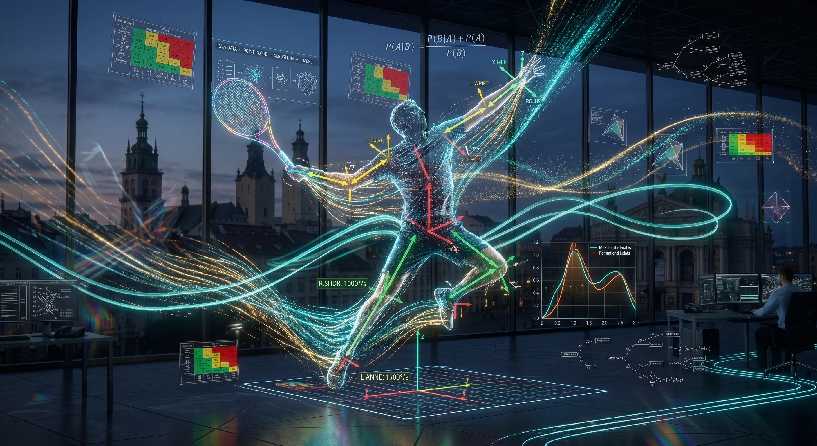 Testing in a gym or on the field rather than only in a lab Portable motion capture of an athlete outside a marker laboratory